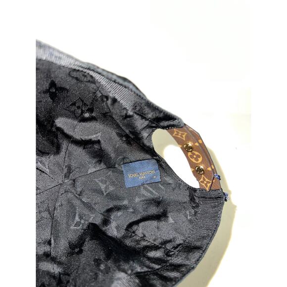Louis Vuitton LV Get Ready Cap Black Brown Monogram Logo Sun Baseball Hat M main image 7